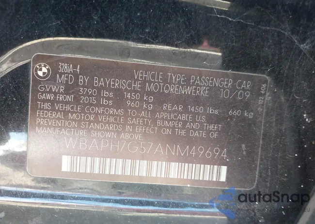 WBAPH7G57ANM49694: 43409275