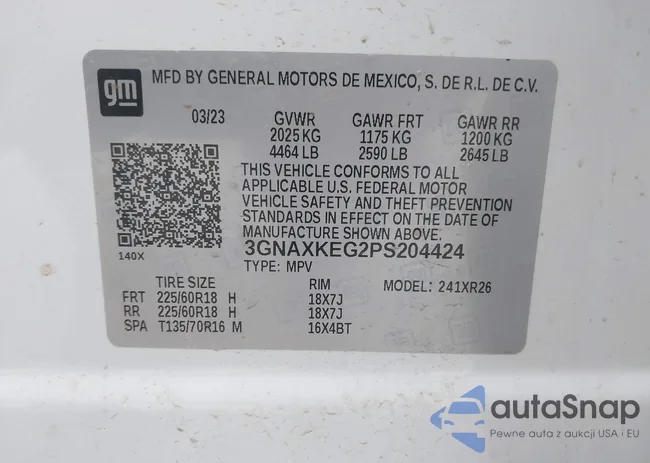 3GNAXKEG2PS204424: 43409451