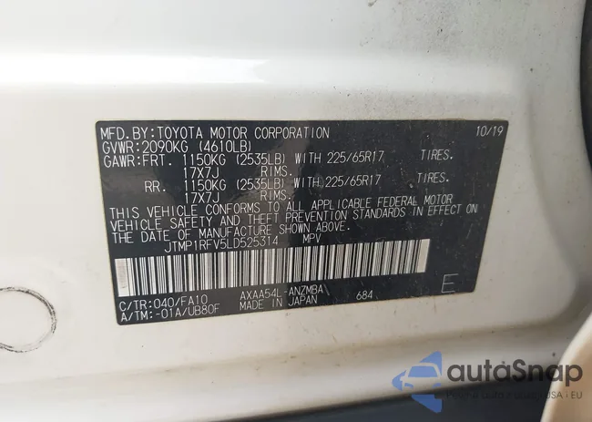 JTMP1RFV5LD525314: 43409456