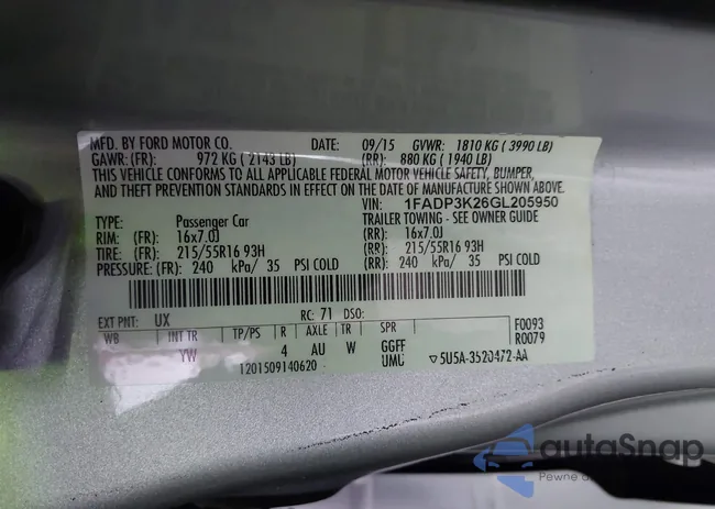 1FADP3K26GL205950: 43410740