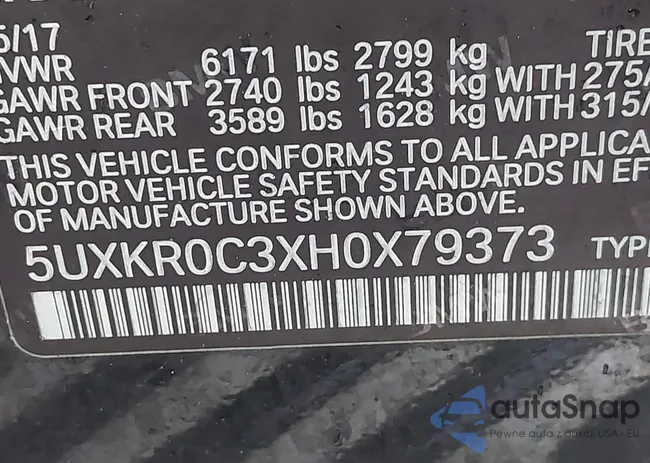 5UXKR0C3XH0X79373: 43410854