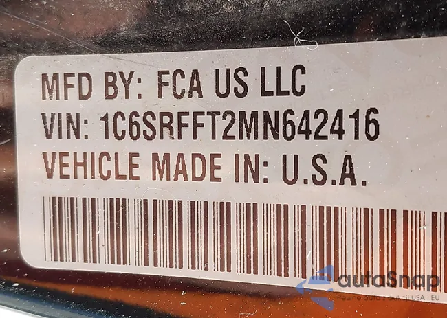 1C6SRFFT2MN642416: 43410918