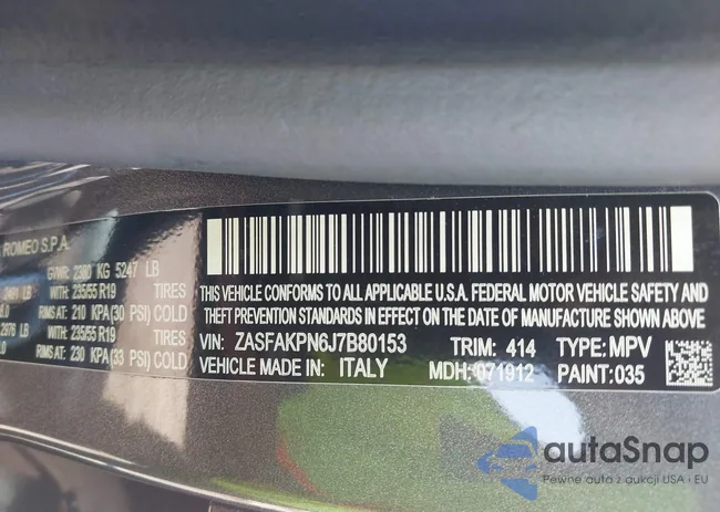 ZASFAKPN6J7B80153: 43410931