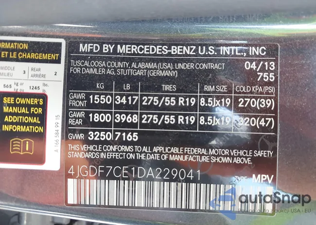 4JGDF7CE1DA229041: 43411085