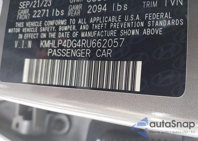 KMHLP4DG4RU662057: 43411119