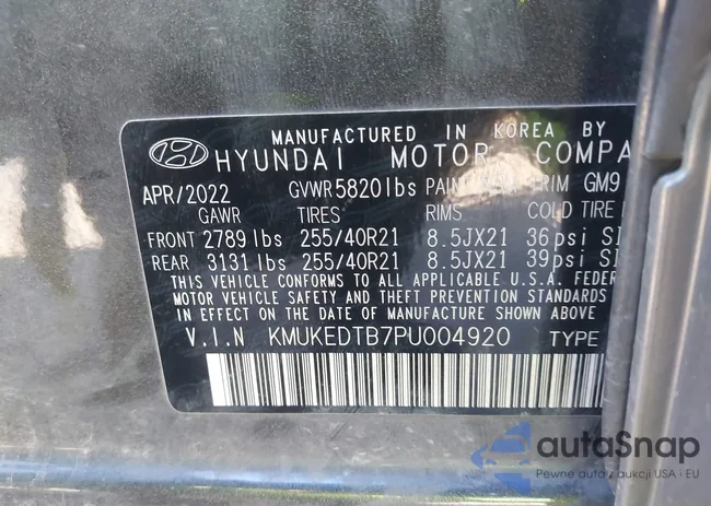 KMUKEDTB7PU004920: 43411124