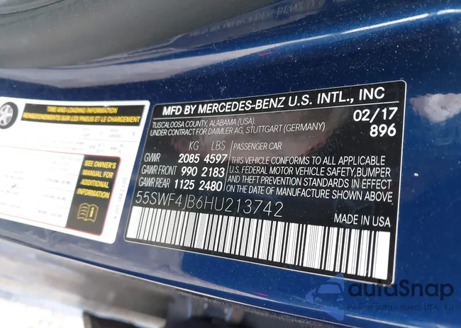 55SWF4JB6HU213742: 43410423