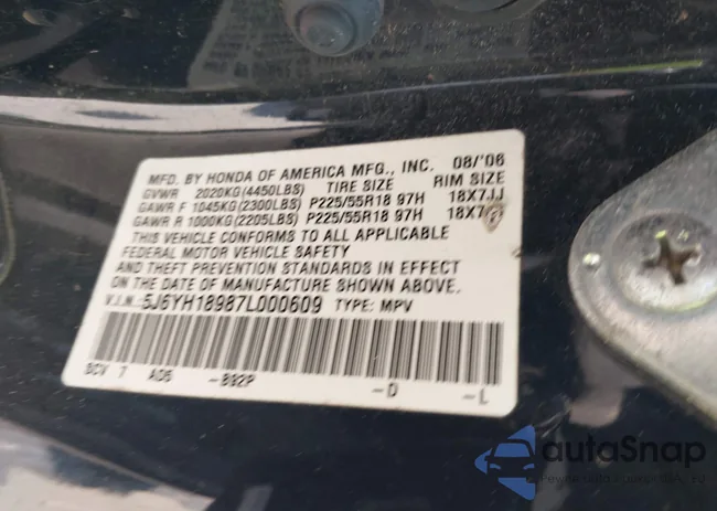 5J6YH18987L000609: 43410544