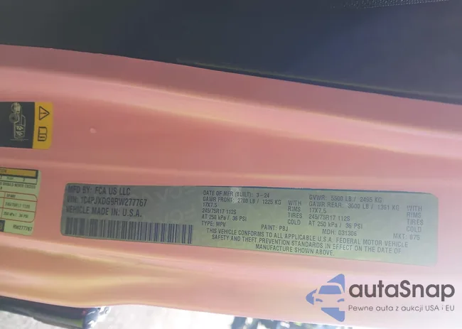 1C4PJXDG9RW277767: 43410596