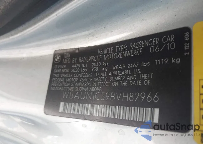 WBAUN1C59BVH82966: 43411701