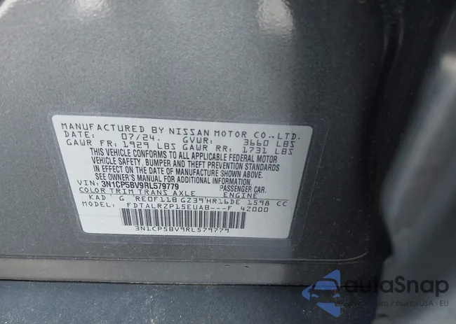 3N1CP5BV9RL579779: 43412151