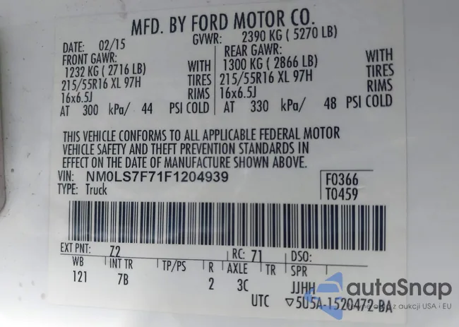 NM0LS7F71F1204939: 43412185