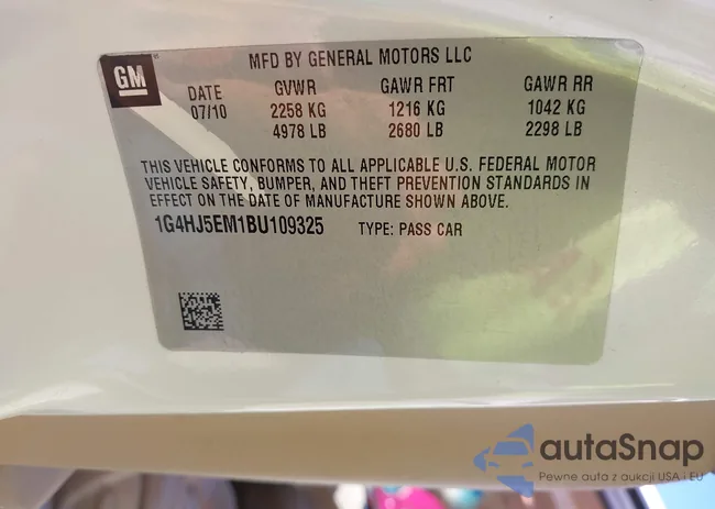 1G4HJ5EM1BU109325: 43412816