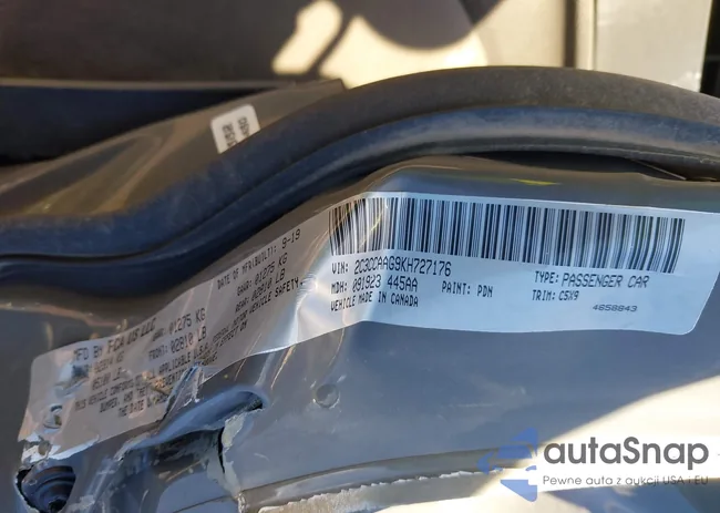 2C3CCAAG9KH727176: 43412822