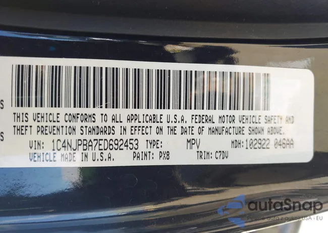 1C4NJPBA7ED692453: 43412290