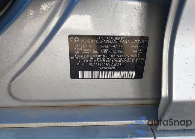 5NPE34AF3FH046831: 43412306