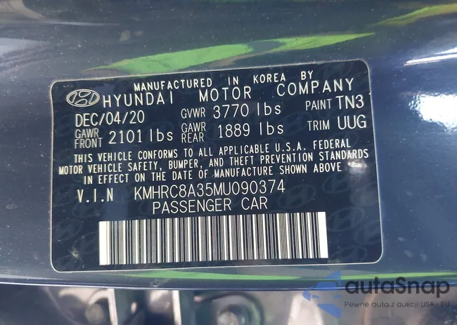 KMHRC8A35MU090374: 43412308