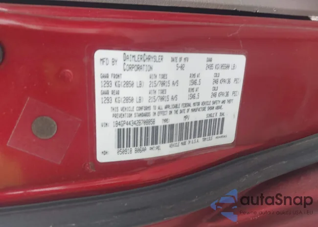 1B4GP44342B708858: 43413668