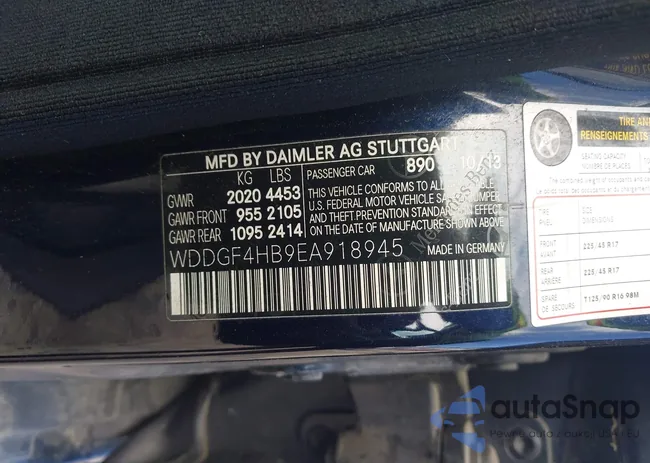 WDDGF4HB9EA918945: 43413703