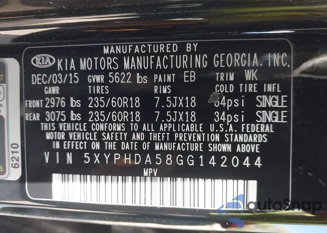 5XYPHDA58GG142044: 43413774