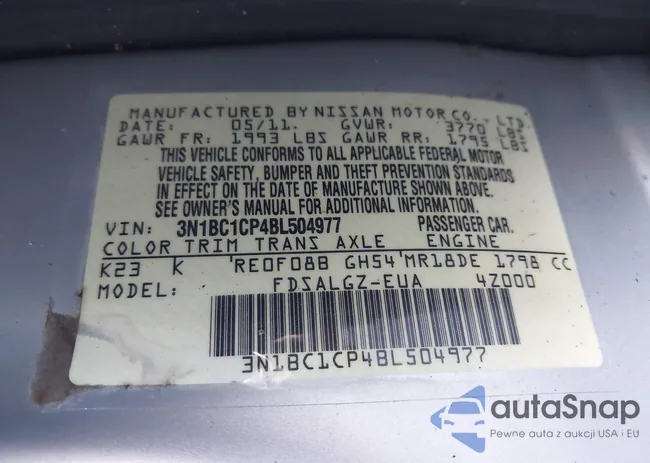 3N1BC1CP4BL504977: 43413831