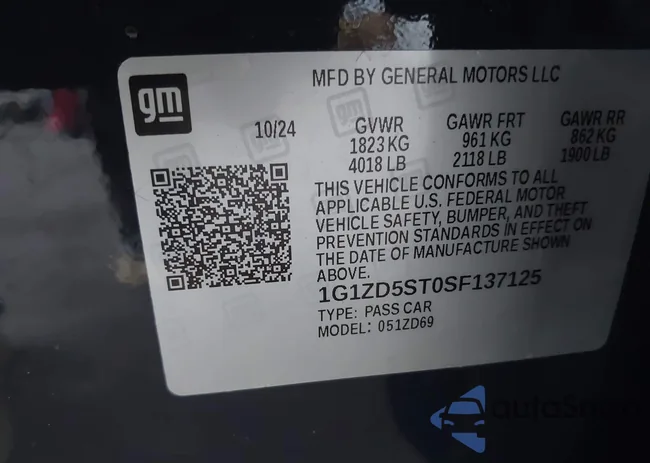 1G1ZD5ST0SF137125: 43413867