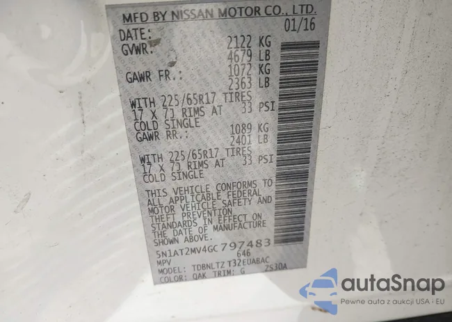 5N1AT2MV4GC797483: 43414006