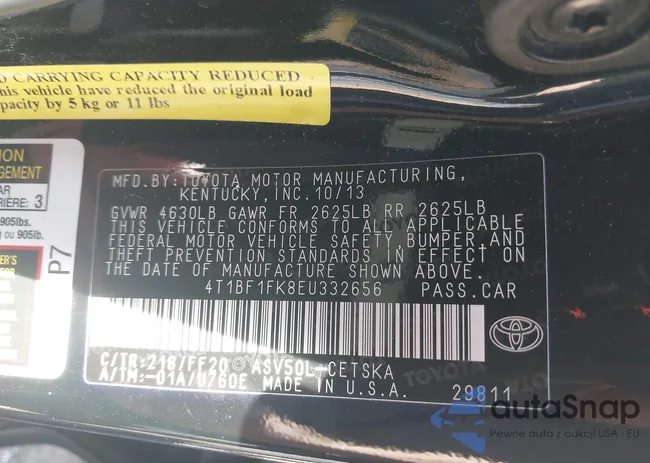 4T1BF1FK8EU332656: 43414016