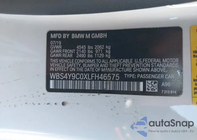 WBS4Y9C0XLFH46575: 43414046