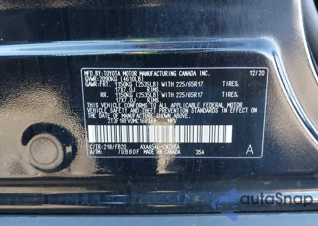 2T3F1RFV0MC168349: 43414064