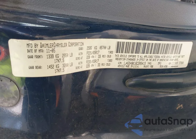 1J4GS48K16C205415: 43413218