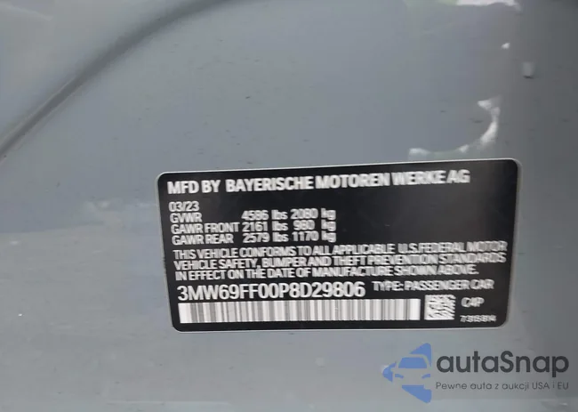 3MW69FF00P8D29806: 43413363