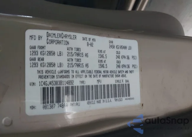 1C4GJ45383B114892: 43413369