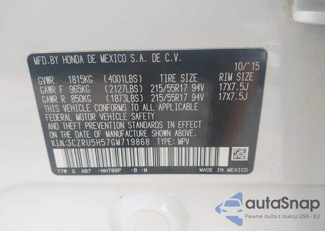 3CZRU5H57GM719868: 43414796