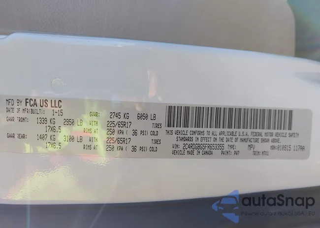 2C4RDGBG5FR653355: 43414817