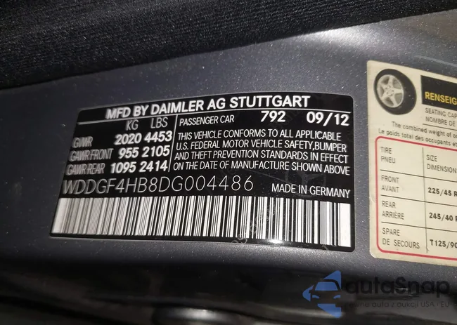 WDDGF4HB8DG004486: 43414392