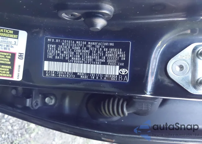 5YFBURHE3FP214982: 43415838