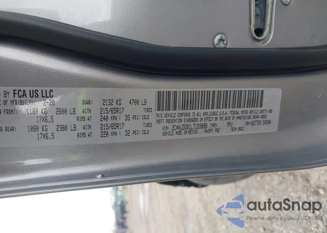 3C4NJDDB1LT193899: 43415894