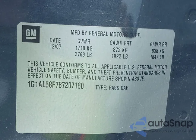 1G1AL58F787207160: 43415923