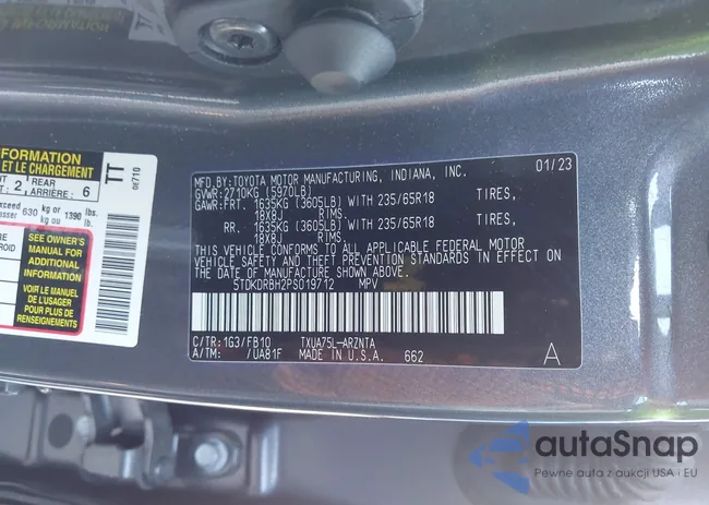 5TDKDRBH2PS019712: 43416048