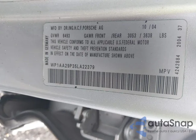 WP1AA29P35LA22379: 43415212