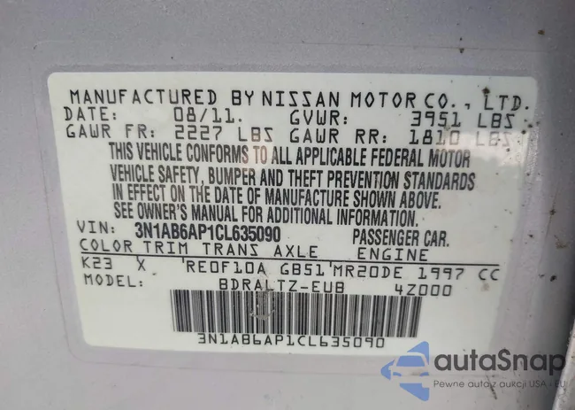 3N1AB6AP1CL635090: 43415486