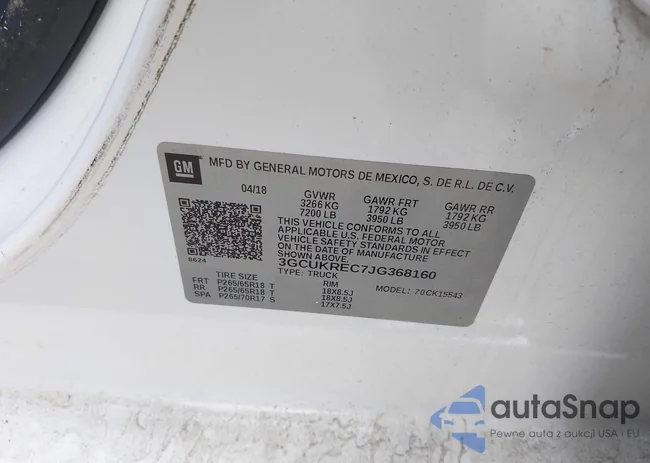 3GCUKREC7JG368160: 43416626