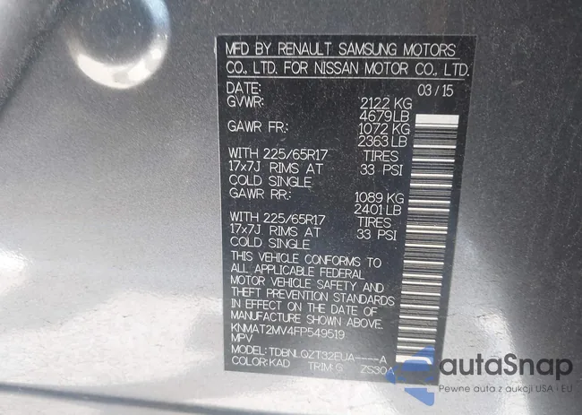 KNMAT2MV4FP549519: 43416661