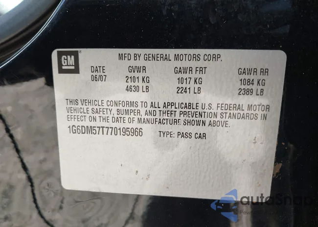 1G6DM57T770195966: 43417089