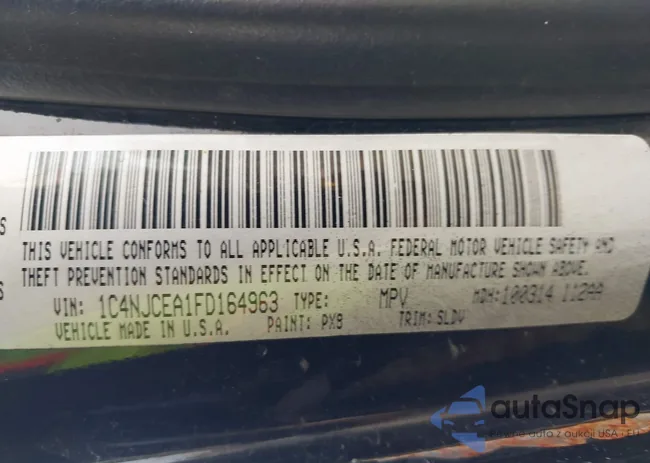 1C4NJCEA1FD164963: 43416211