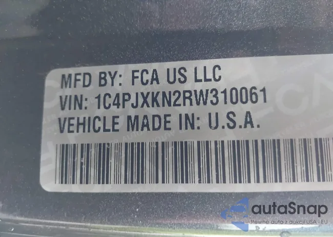 1C4PJXKN2RW310061: 43416307