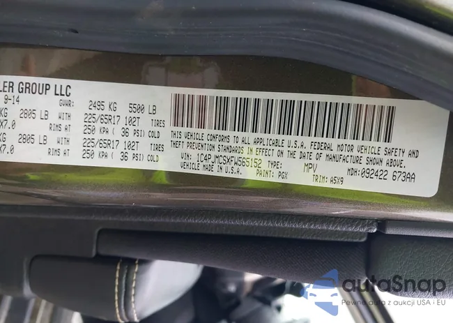 1C4PJMCSXFW565152: 43417582