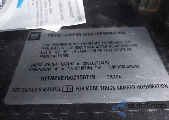 1GTR2VE75CZ159715: 43417584