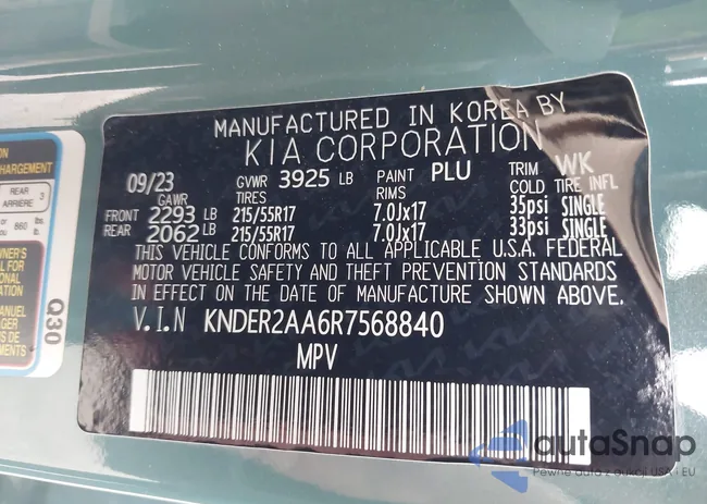 KNDER2AA6R7568840: 43417598